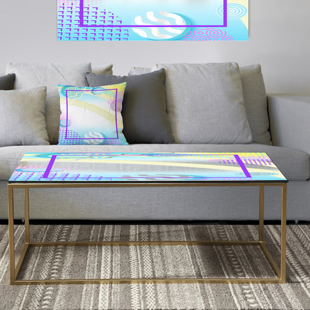 Spacy Dimensions 7 - Metal Modern Coffee Table
