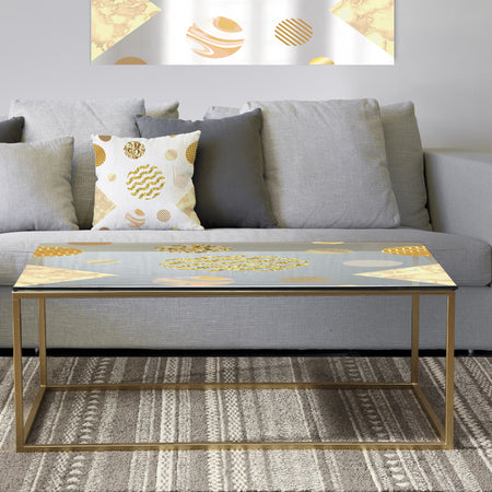 Capital Gold Lively 6 - Metal Modern Coffee Table