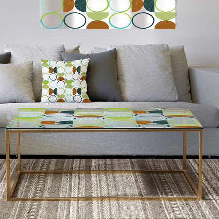 Circular Rhythm 3 - Metal Modern Coffee Table
