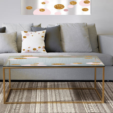 Circular Rhythm 4 - Metal Glam Coffee Table