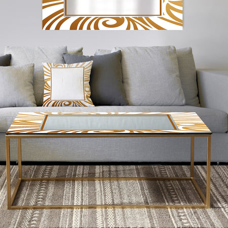 Golden Vector - Metal Glam Coffee Table