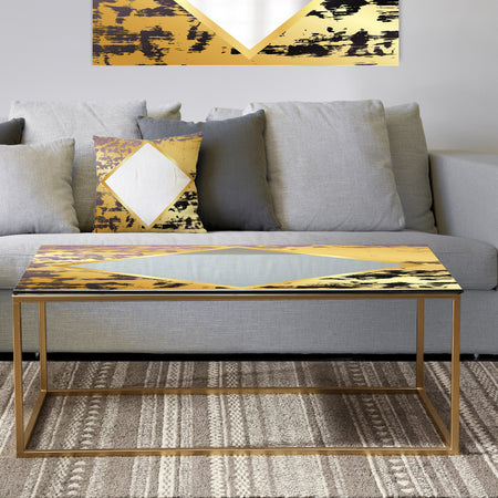 Marbled Marvelous 5 - Metal Glam Coffee Table