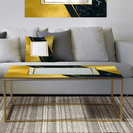 Marbled Marvelous 6 - Metal Glam Coffee Table