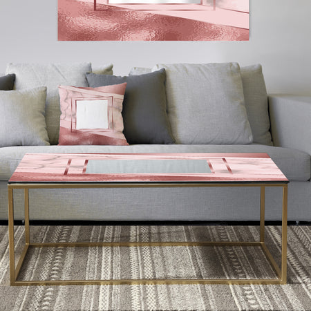 Marbled Marvelous 7 - Metal Glam Coffee Table