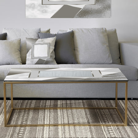 Marbled Marvelous 8 - Metal Glam Coffee Table