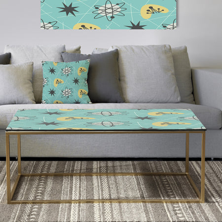 1950 Retro Pattern I - Metal Glam Coffee Table