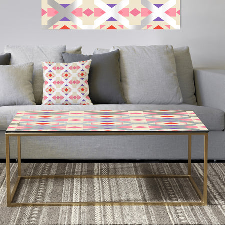 Triangular Retro Design VII - Metal Glam Coffee Table