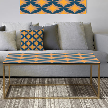 Abstract Retro Design III - Metal Glam Coffee Table