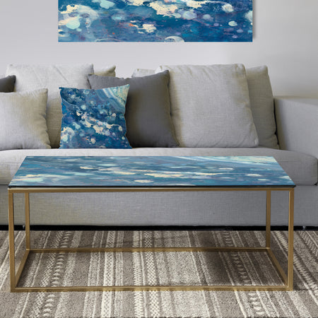Water III - Metal Traditional Coffee Table