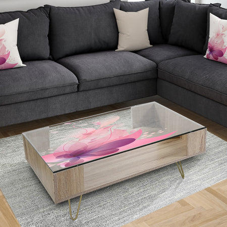 Pink Blossom - Traditional Coffee Table
