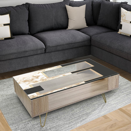 Marbled Marvelous 4 - Glam Coffee Table