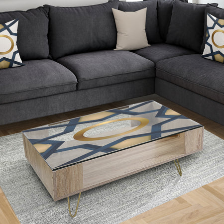 Capital Gold Sleek 18 - Glam Coffee Table