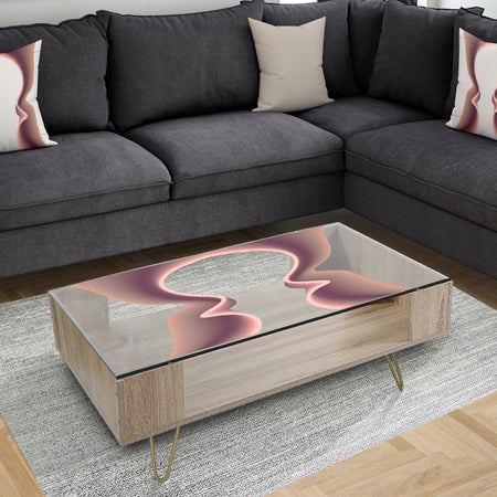 Nebulous Waves 5 - Modern Coffee Table