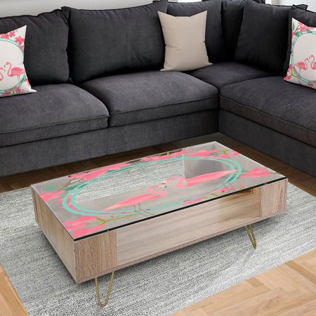 s Flamingo Decorative Wall Mirror - Traditional Coffee Table
