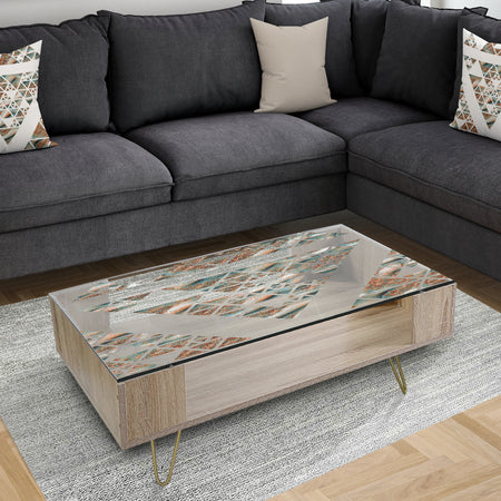 Home Is Where The Heart Is America - Modern Coffee Table