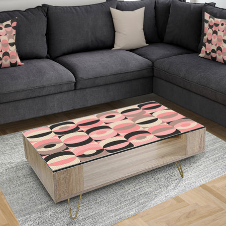Retro Geometric Design XI - Glam Coffee Table