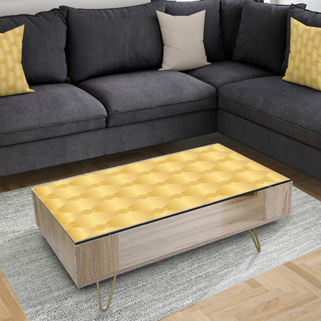 Golden Geometric I - Glam Coffee Table