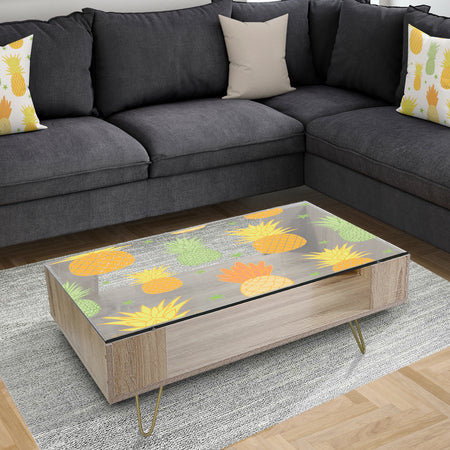 Pineapple Summer Bliss II - Glam Coffee Table