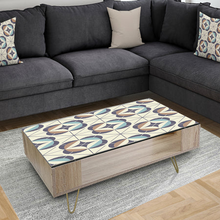Geometric Retro Design V - Glam Coffee Table
