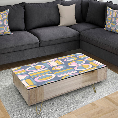Retro Circular Design I - Glam Coffee Table