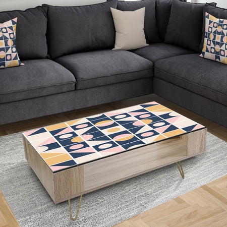 Geometrical Retro Design I - Glam Coffee Table