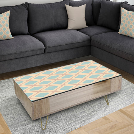 Abstract Retro Geometrical Design V - Modern Coffee Table