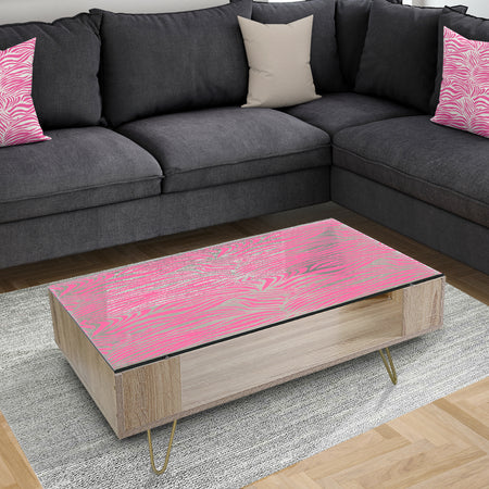 Glamour Zebra Animal Pattern - Glam Coffee Table