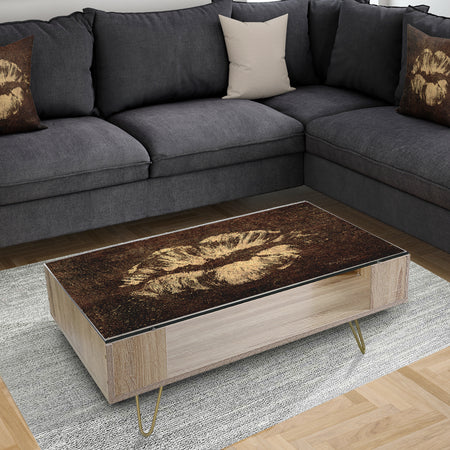 Gold Fashions Lips - Traditional Coffee Table
