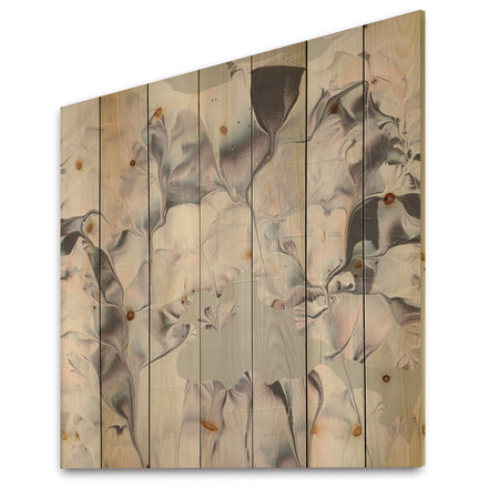 Light and Shadow III - Modern Farmhouse Print on Natural Pine Wood