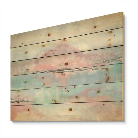 Parfait VII - Sleek & Chic Modern Print on Natural Pine Wood