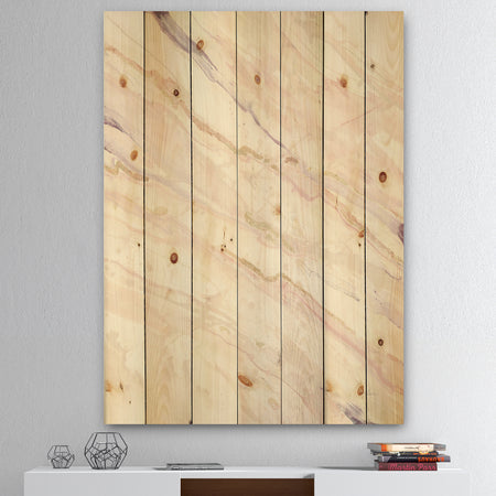 Copper Dreams Geometric - Modern Farmhouse Print on Natural Pine Wood
