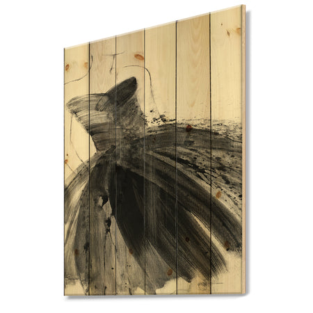 Glam and Fashion Feminine III - Fashion Figures Print on Natural Pine Wood