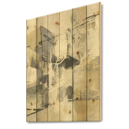 Porch & Den Glam Cream Dream IV - Print on Natural Pine Wood