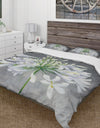 Flower Cleome Splash I - Cottage Duvet Cover Set