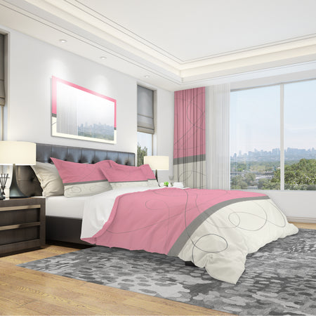 Geometric Neapolitan II - Geometric Duvet Cover Set