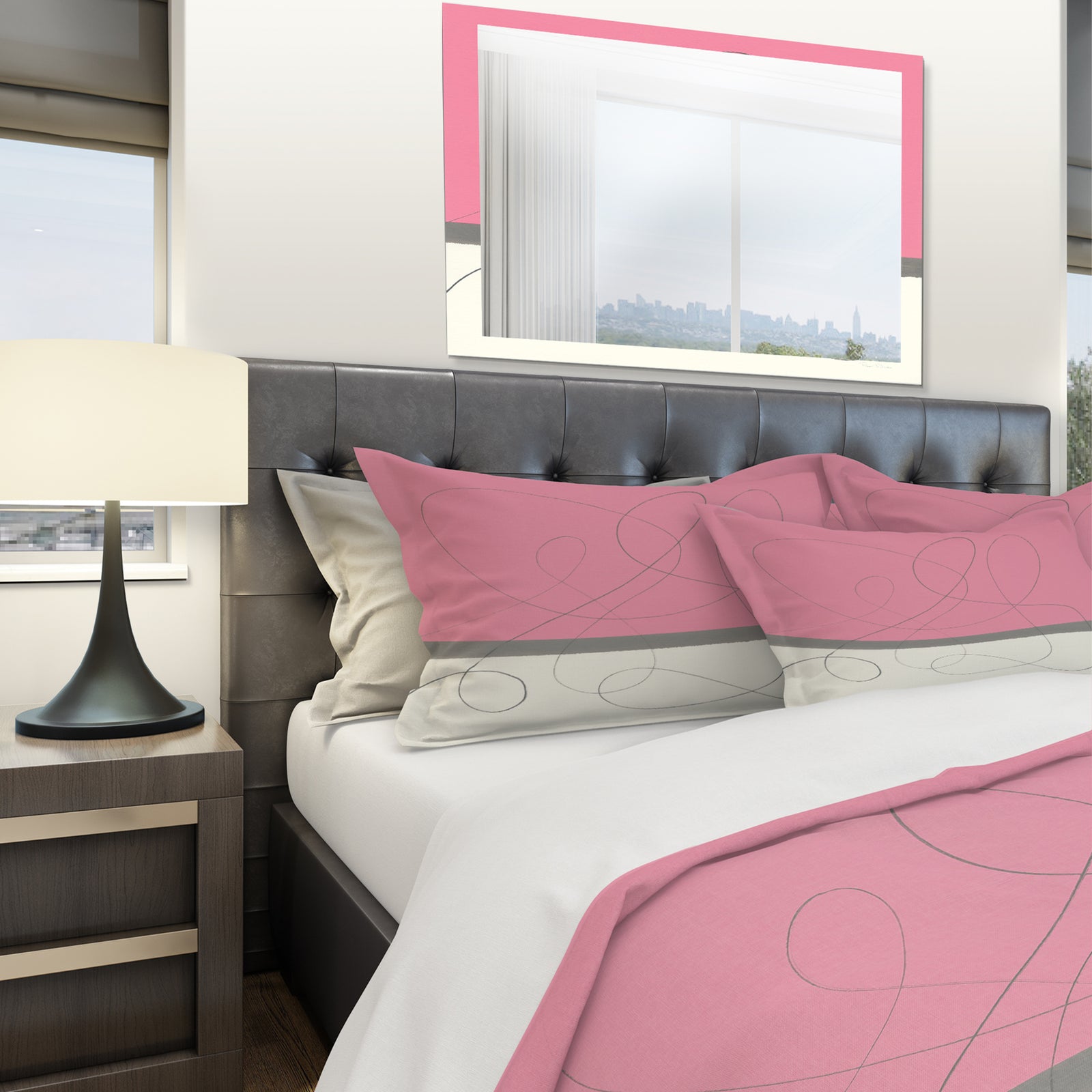 Geometric Neapolitan II - Geometric Duvet Cover Set