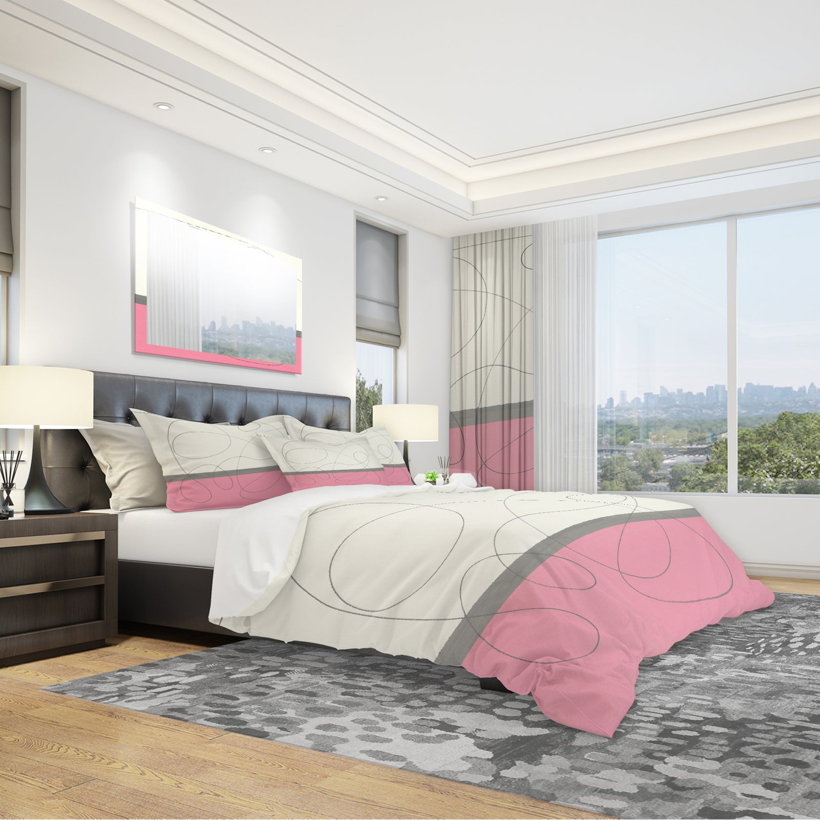 GeometricNeapolitan I - Geometric Duvet Cover Set
