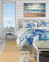 Blue Deep Sea X - Coastal Duvet Cover Set