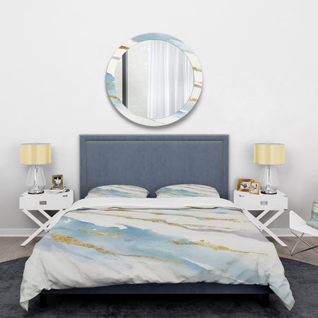 Abstract Drift v2 - Glam Duvet Cover Set