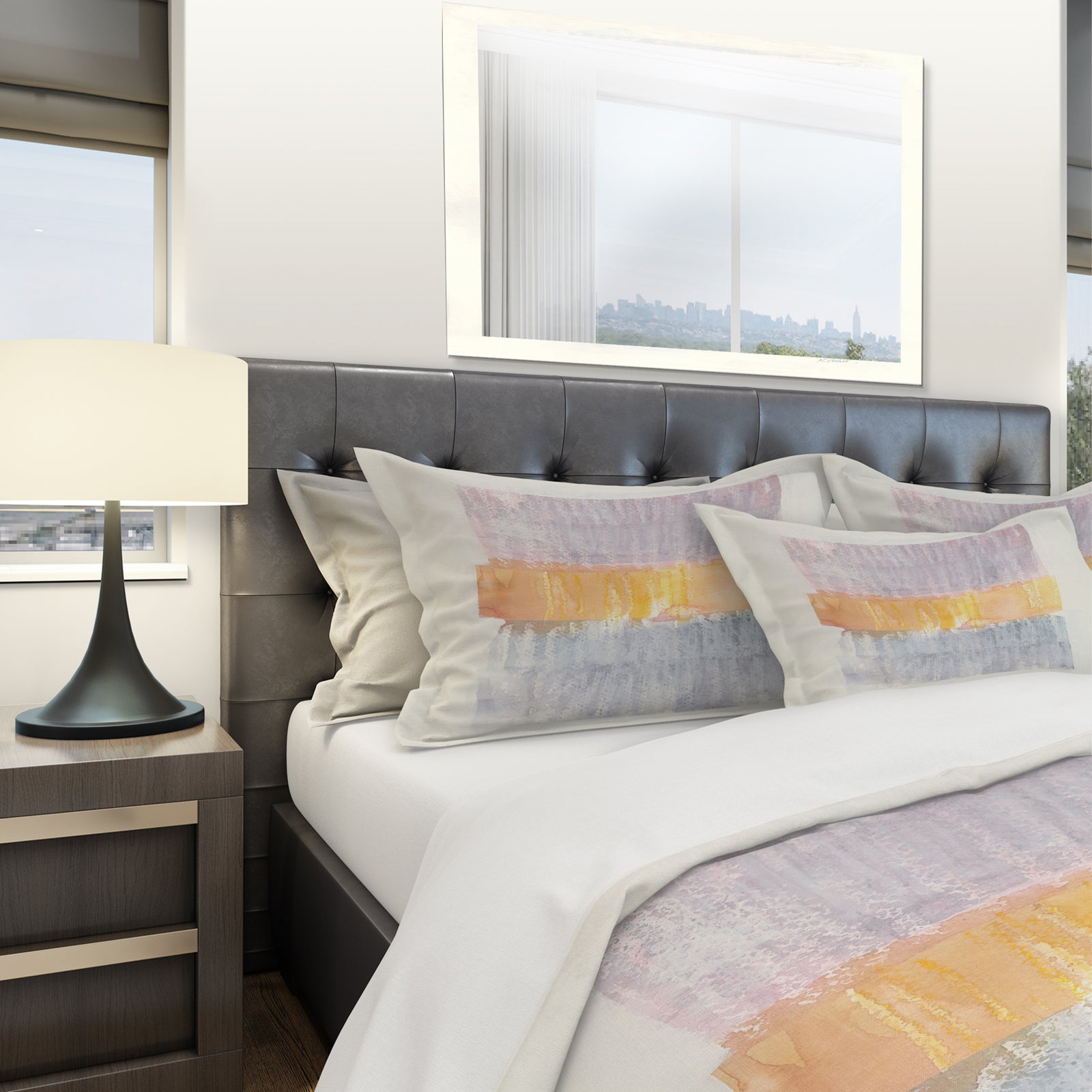 Modern Abstract Drive - Geometric Duvet Cover Set