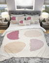 Unique Beige Circle Designs II - Geometric Duvet Cover Set