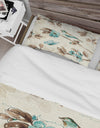 Beige Bird Wings - Cottage Duvet Cover Set