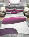 Paint of Magenta Stone - Geometric Duvet Cover Set