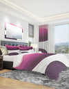 Paint of Magenta Stone - Geometric Duvet Cover Set