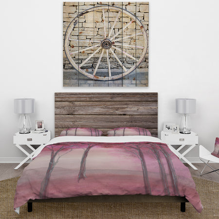 Pink Forest - Cottage Duvet Cover Set