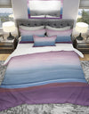 Purple Rock landscape III - Geometric Duvet Cover Set