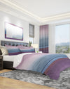 Purple Rock landscape III - Geometric Duvet Cover Set