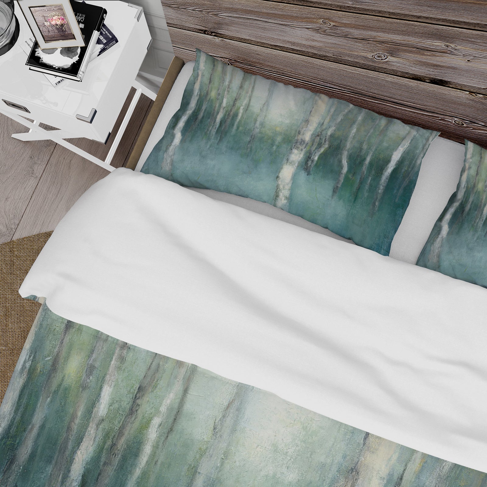 Green Forest Dream - Cottage Duvet Cover Set