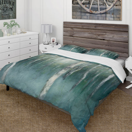 Green Forest Dream - Cottage Duvet Cover Set