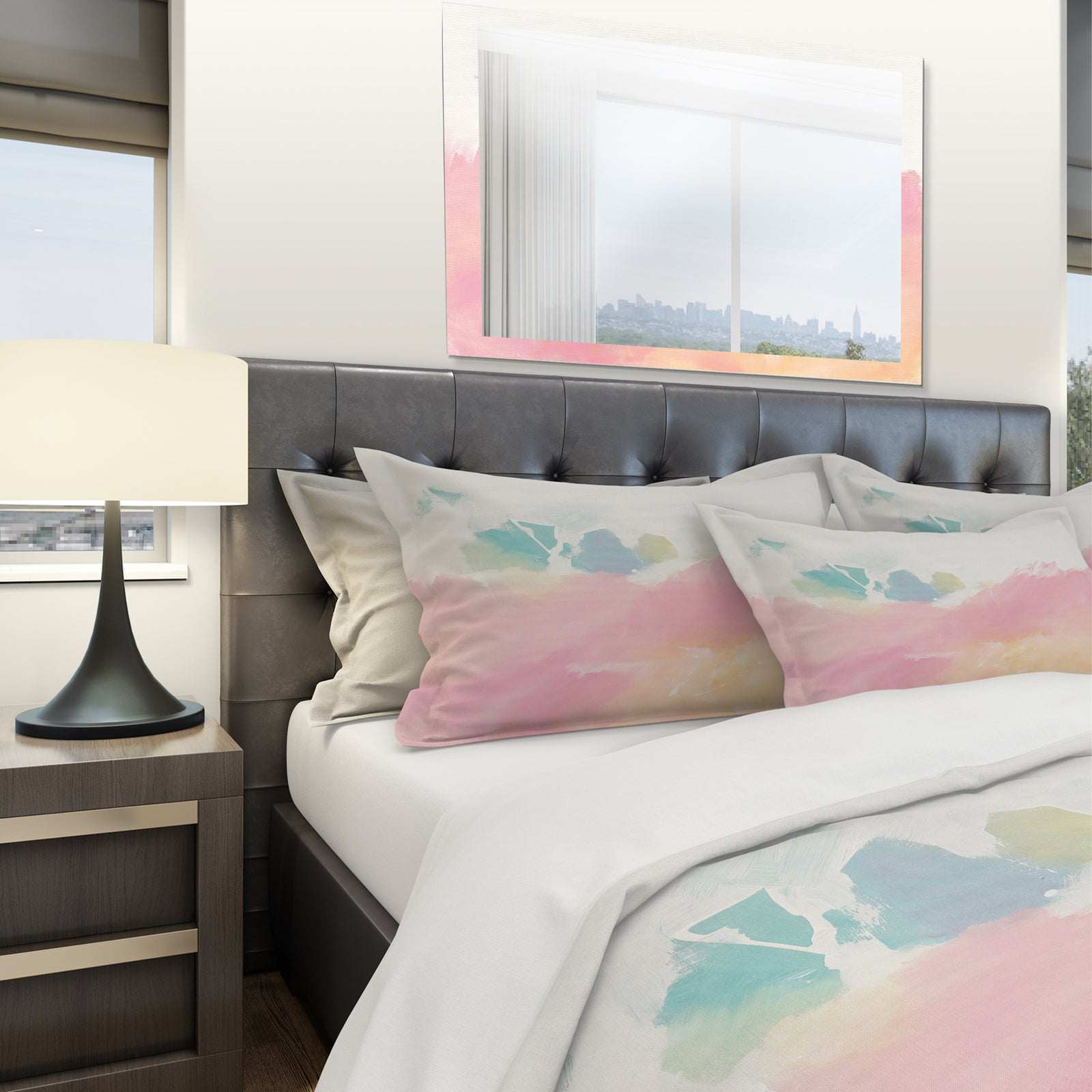 Pink Dream - Geometric Duvet Cover Set